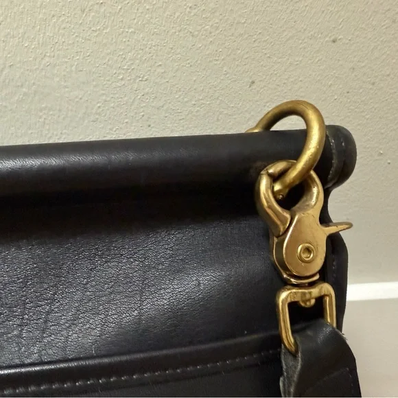 Vintage 90’s Coach 5266 authentic Beckman black leather briefcase/laptop bag - Picture 9 of 16